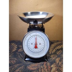 Vintage Mechanical Kitchen Black Scale 11 lb/5kg